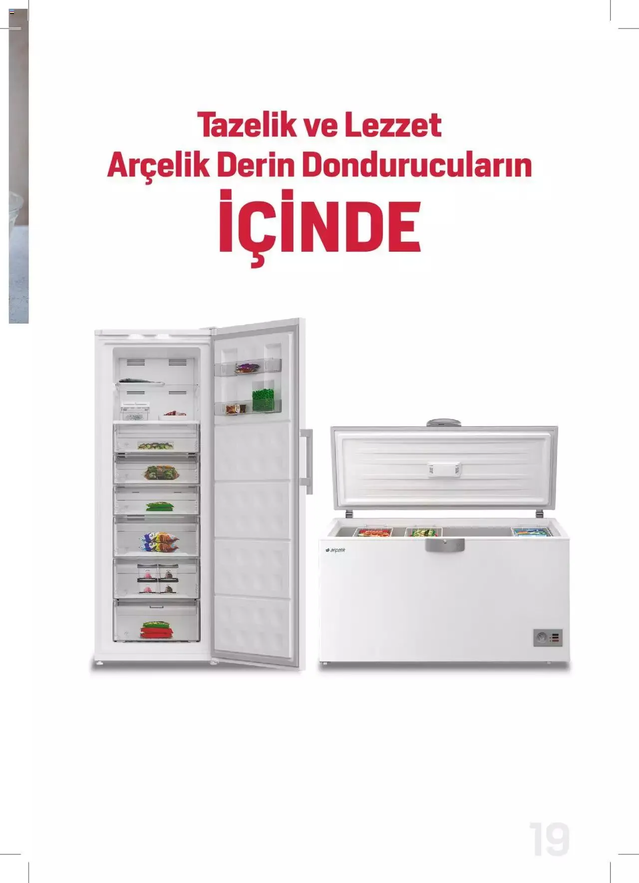 Katalog Arçelik Katalog - Dondurucu Kullanımında Püf Noktaları 16 Mart - 31 Aralık 2023 - aktüel Sayfa 19