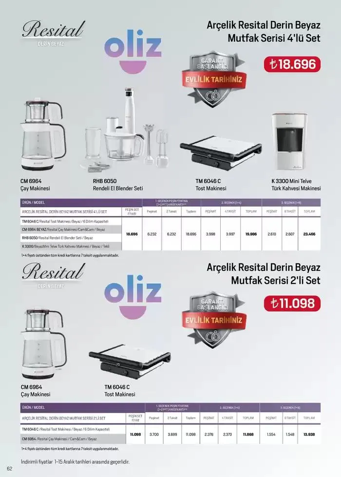Katalog Tüm Kredi Kartlarına Peşin Fiyatına 7 Taksit Fırsatı 2 Aralık - 15 Aralık 2024 - aktüel Sayfa 60