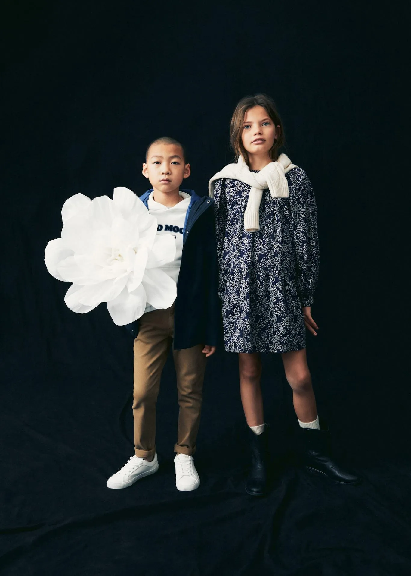 Desenli pamuklu elbise