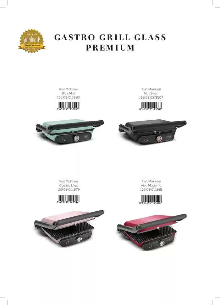 Katalog Küçük Ev Aletleri İlkbahar 30 Ekim - 31 Aralık 2024 - aktüel Sayfa 108