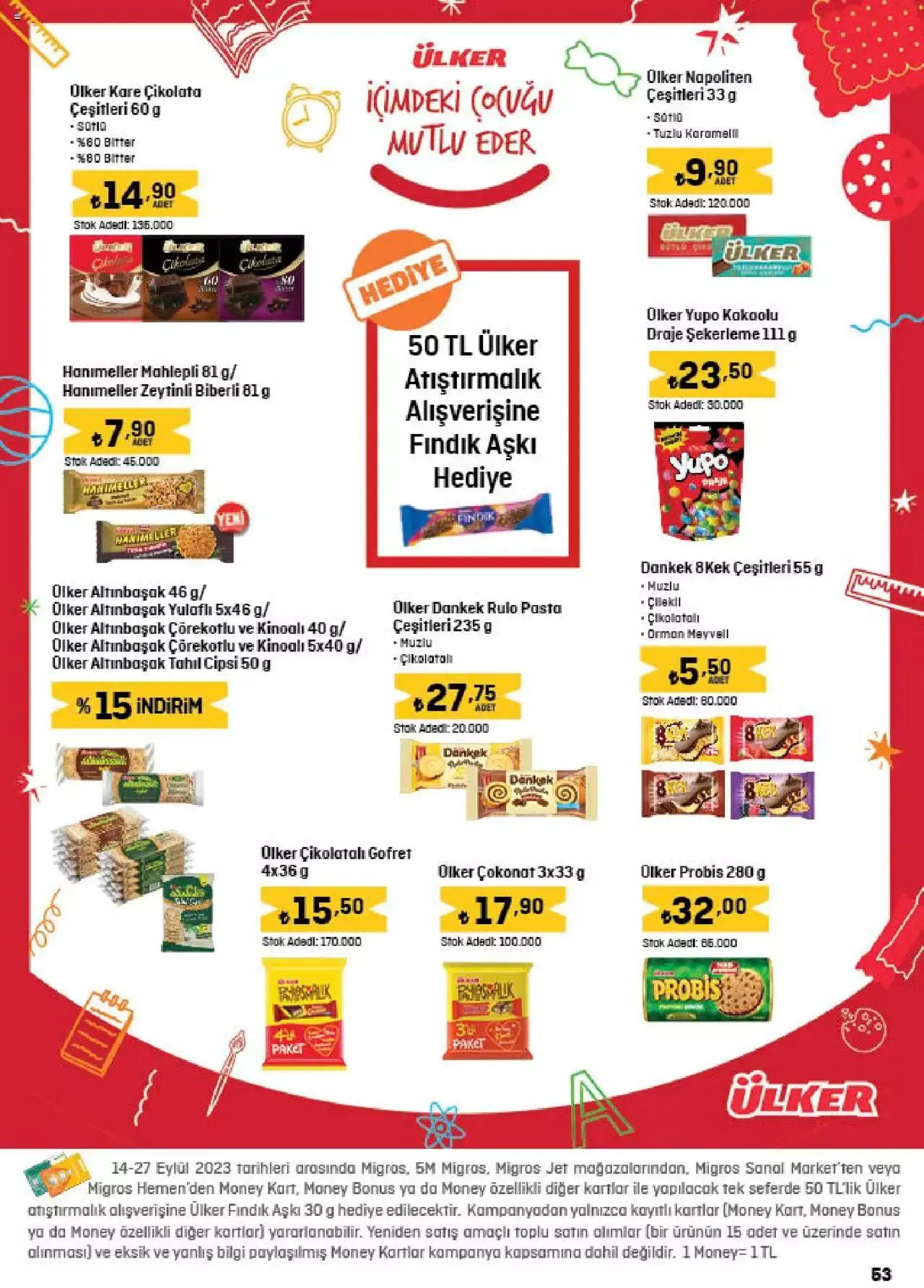 Katalog Migros Katalog - 5M Migroskop 14 Eylül - 27 Eylül 2023 - aktüel Sayfa 53