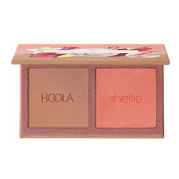 Hoola & WANDERful World Face Palette - Bronzer ve Allık Paleti