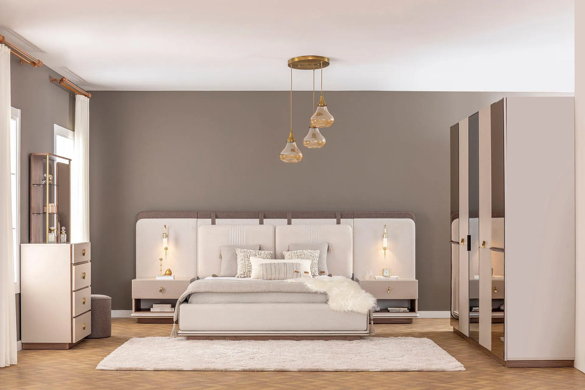 BRENA YATAK ODASI TAKIMI, 5 KAPAKLI (TK6-169)