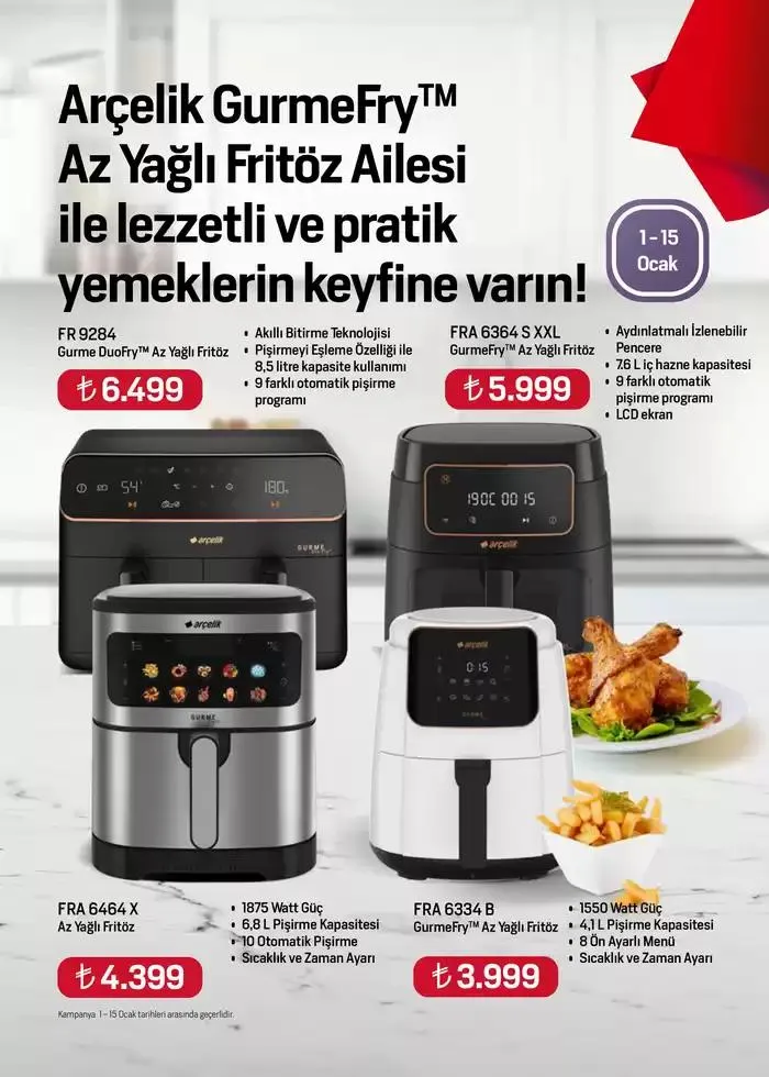 Katalog Arçelik Genel Kataloğu 7 Ocak - 15 Ocak 2025 - aktüel Sayfa 46