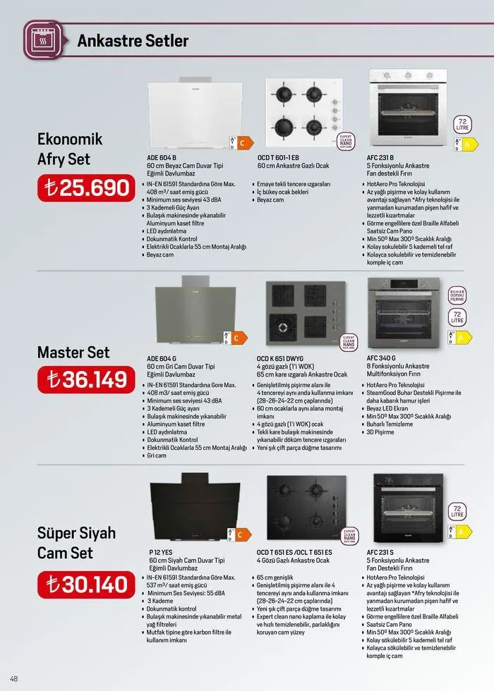 Katalog Arçelik Genel Kataloğu 1 Haziran - 15 Haziran 2024 - aktüel Sayfa 48