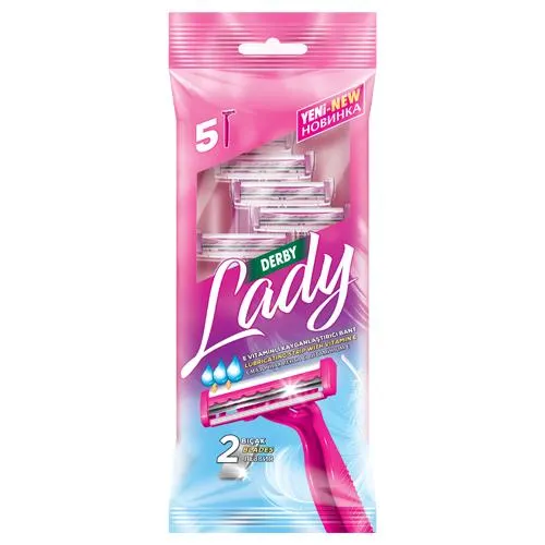 Derby Lady 5 li Çift Bıçak Tıraş Bıçağı