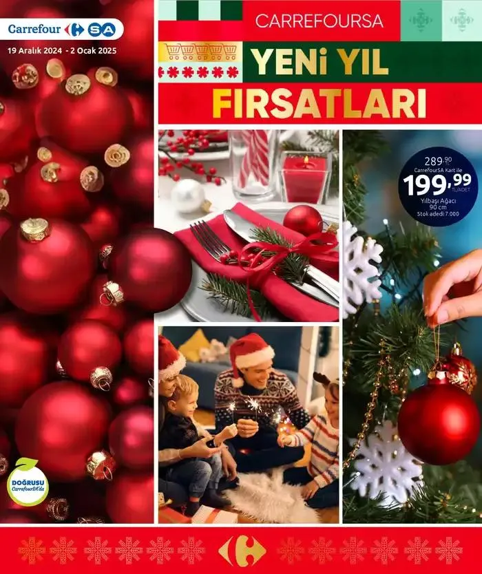 Katalog Kataloglar CarrefourSA 20 Aralık - 3 Ocak 2025 - aktüel Sayfa 1