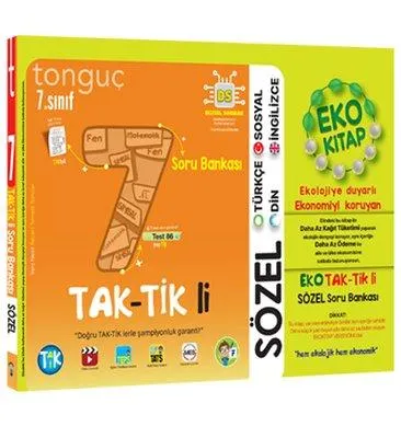 7.Sınıf Taktikli Sözel Soru Bankası