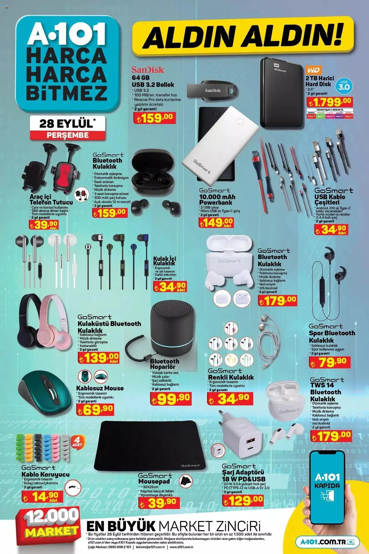 Katalog A101 Katalog Perşembe 28 Eylül - 5 Ekim 2023 - aktüel Sayfa 4