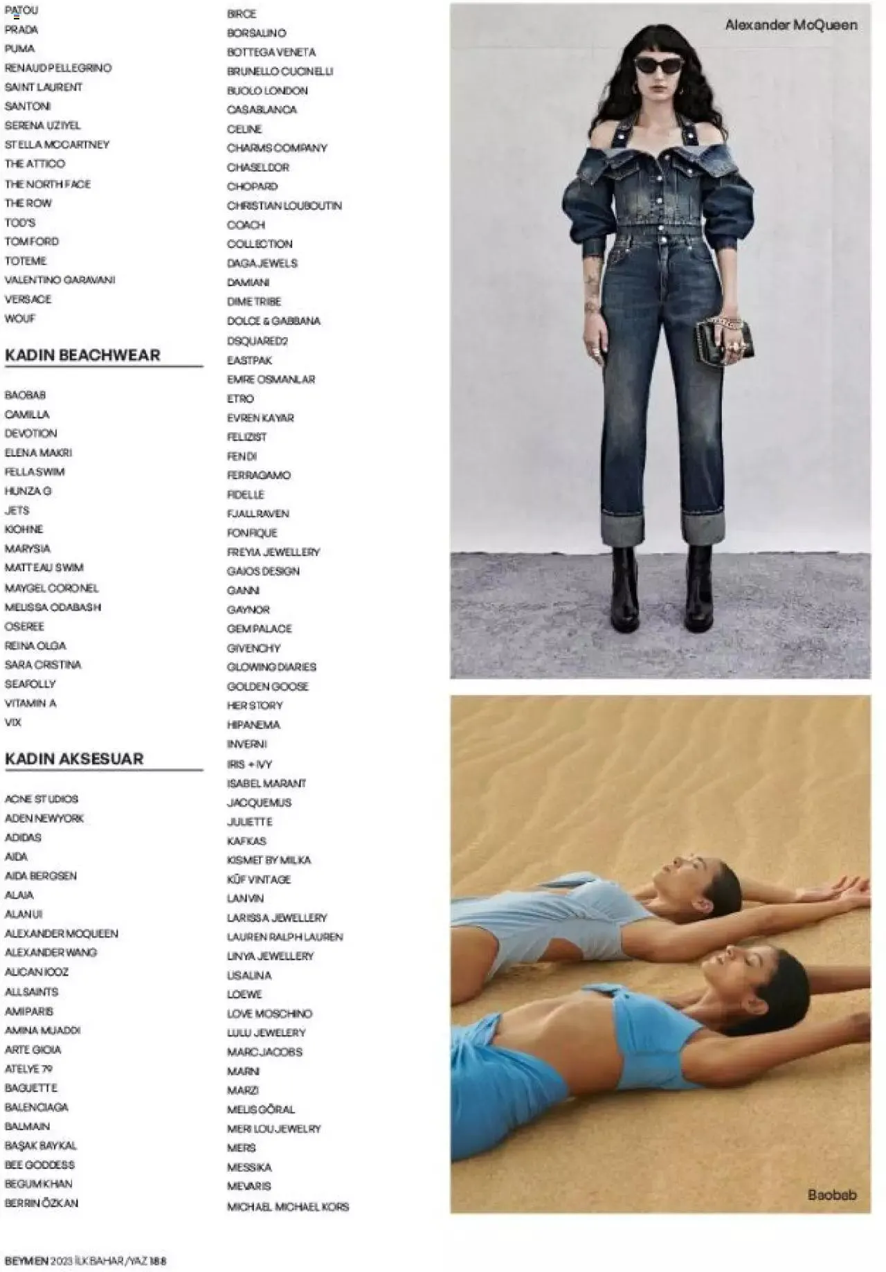 Katalog Beymen Katalog - Beymen Magazine Kadin 13 Mart - 31 Aralık 2023 - aktüel Sayfa 189