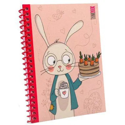 Thinkbook Happy Birthday Not Defteri Renkli Spiralli Kırmızı