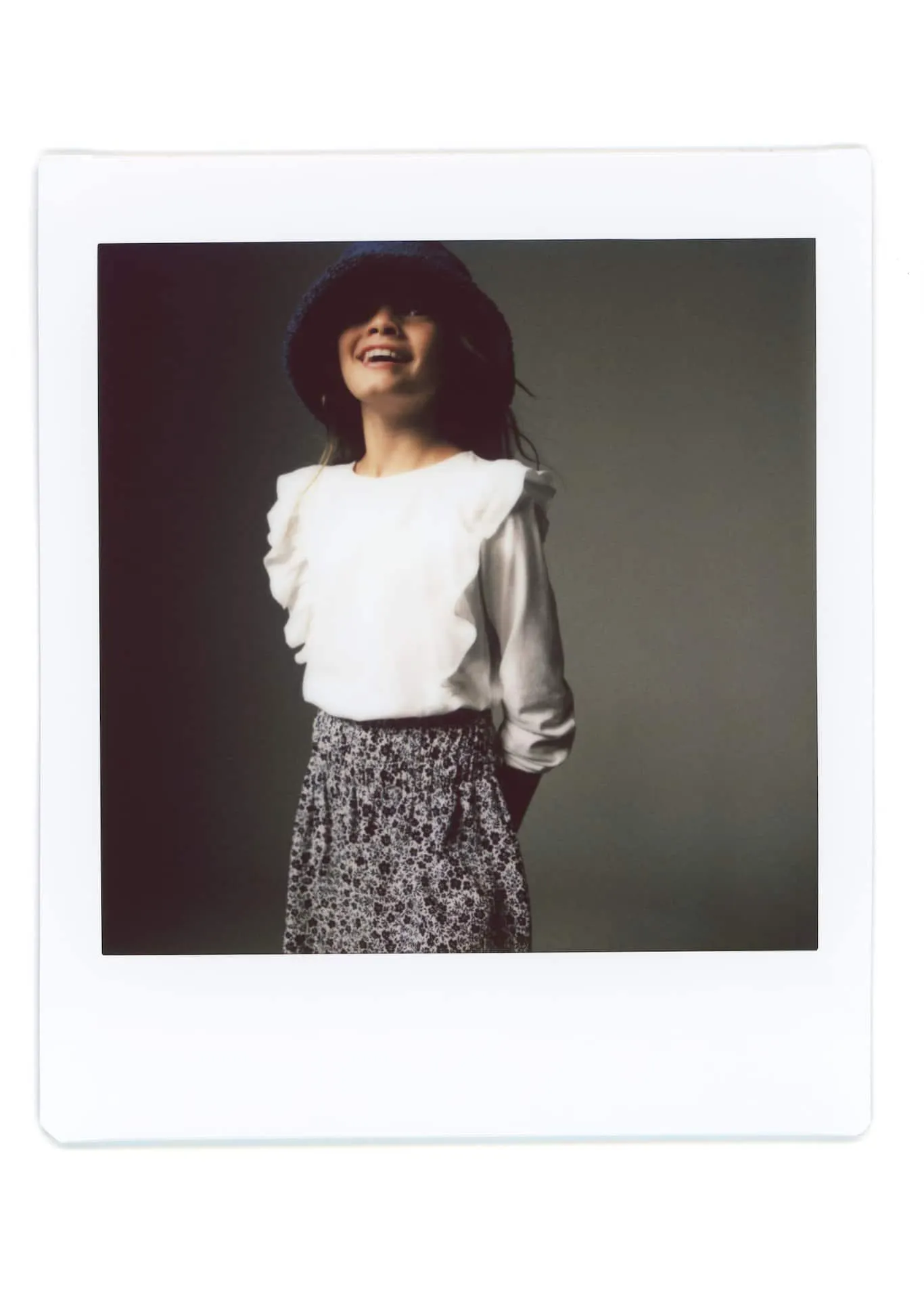 Volanlı uzun kollu tişört