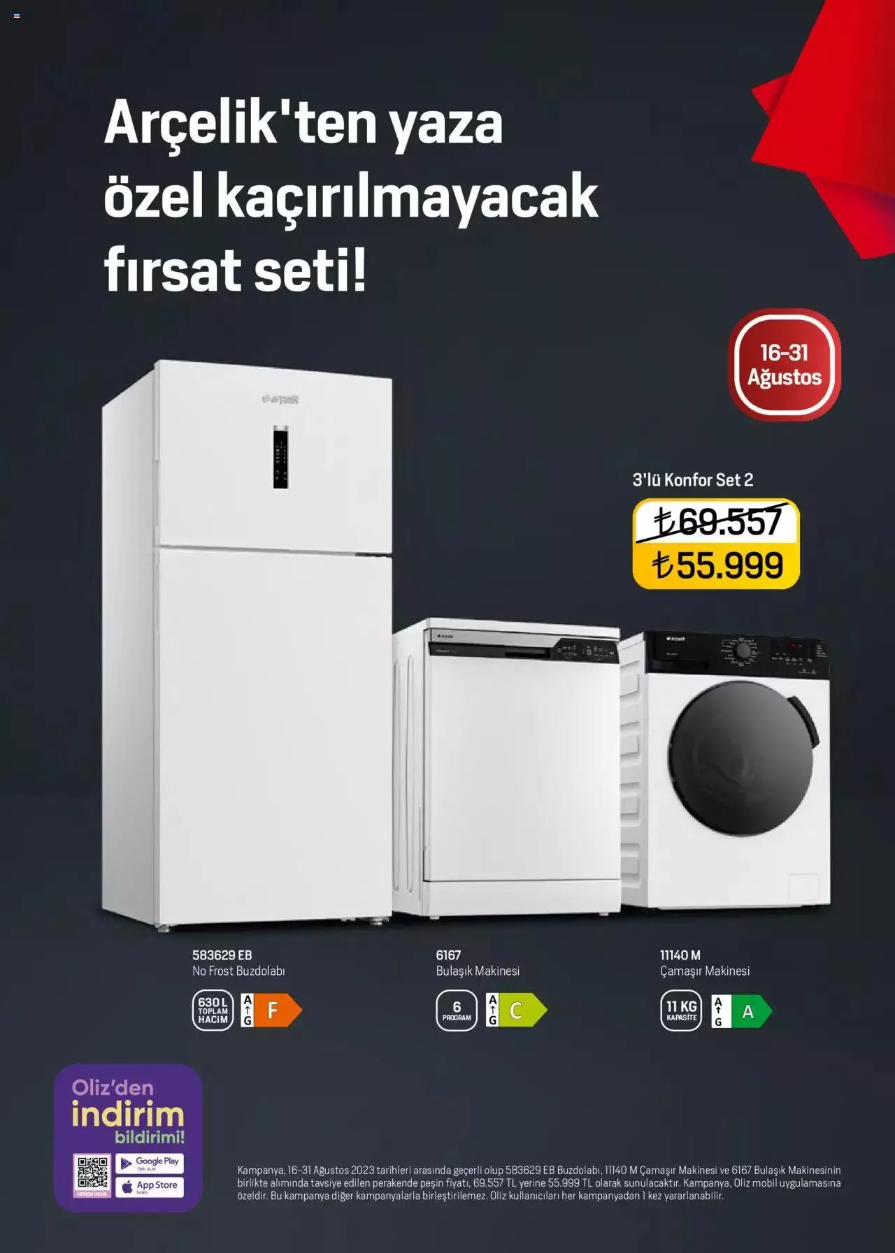 Katalog Arçelik Katalog 16 Ağustos - 31 Ağustos 2023 - aktüel Sayfa 7