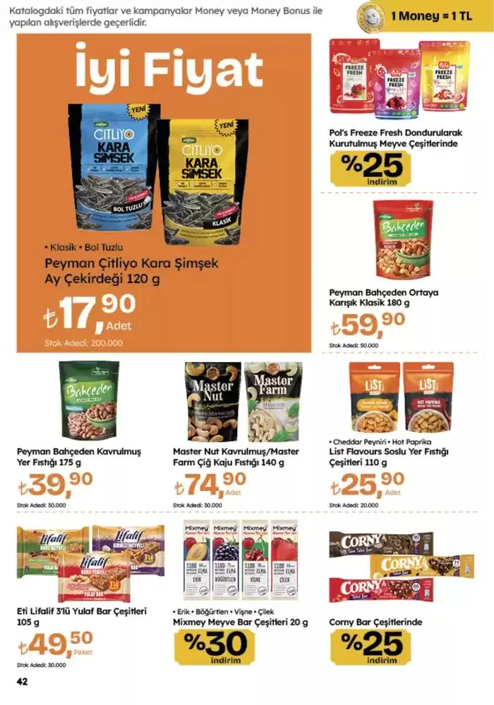 Katalog Migros katalog 25 Ekim - 8 Kasım 2024 - aktüel Sayfa 42