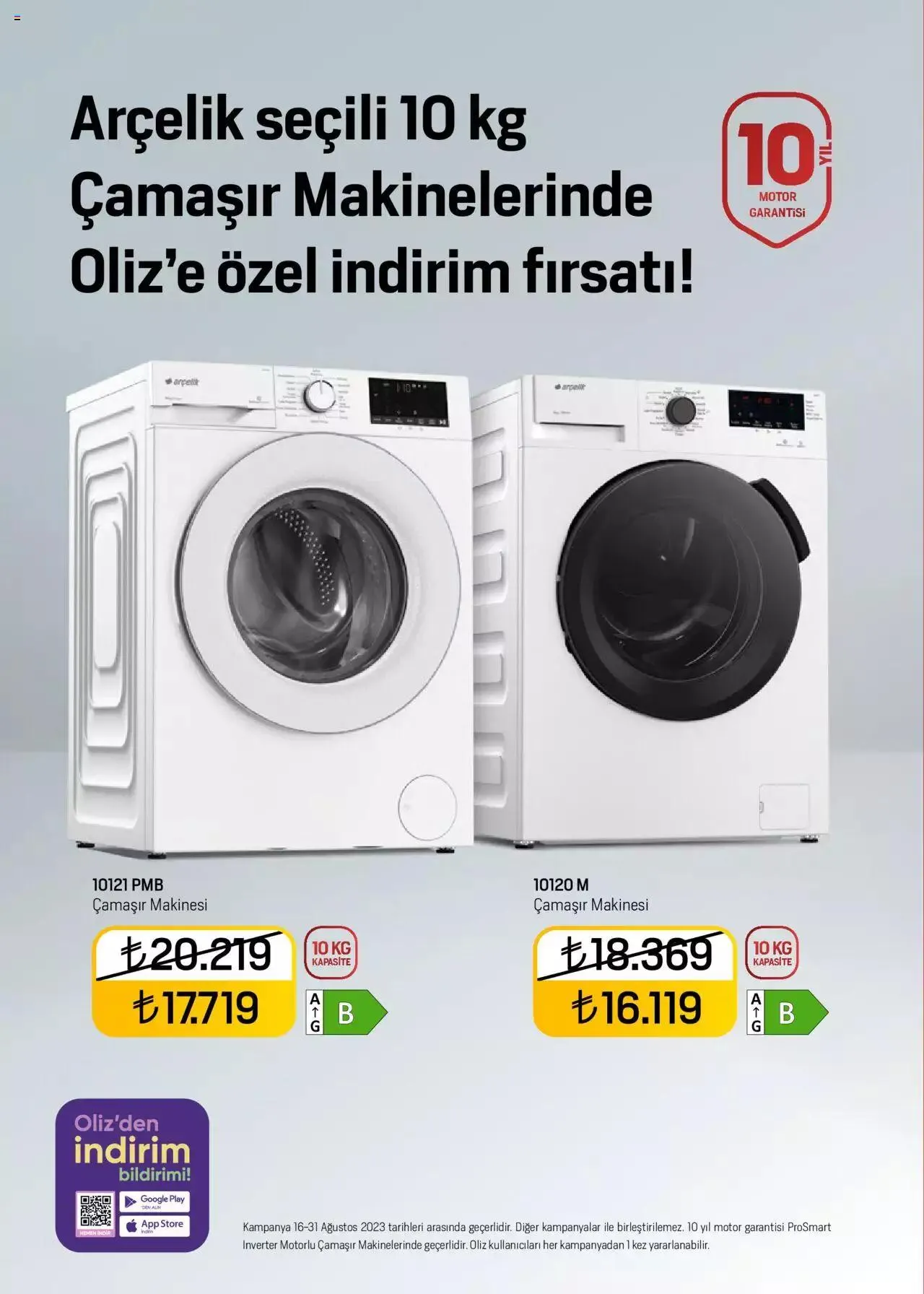 Katalog Arçelik Katalog 16 Ağustos - 31 Ağustos 2023 - aktüel Sayfa 18