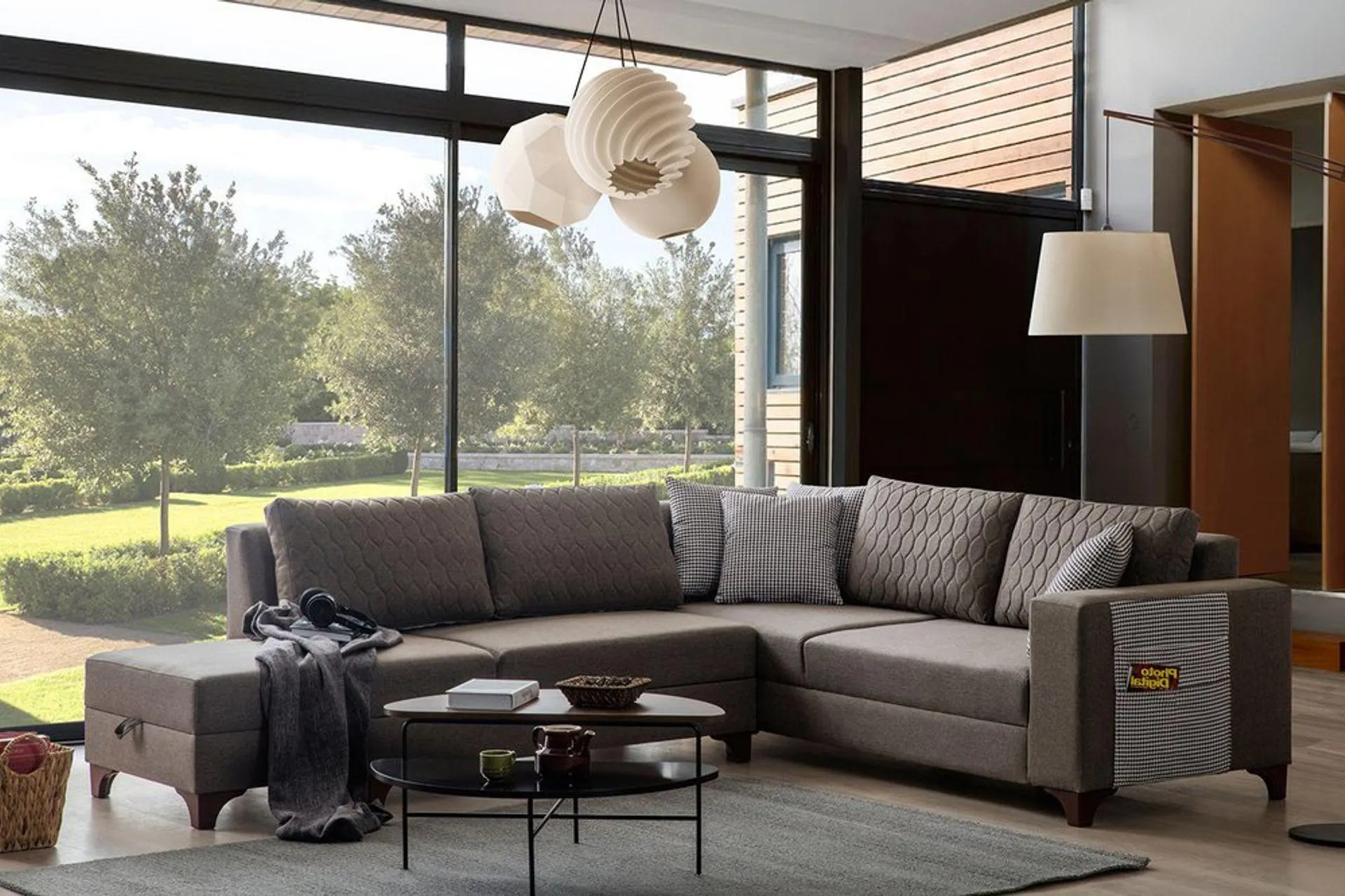 SAVEY LOFT KÖŞE KOLTUK, KOYU KAHVE, SOL KÖŞE (YM3-2795)