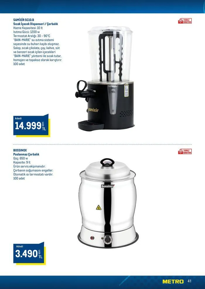 Katalog Horeca Sezona Hazırlık 15 Ağustos - 22 Ağustos 2024 - aktüel Sayfa 41