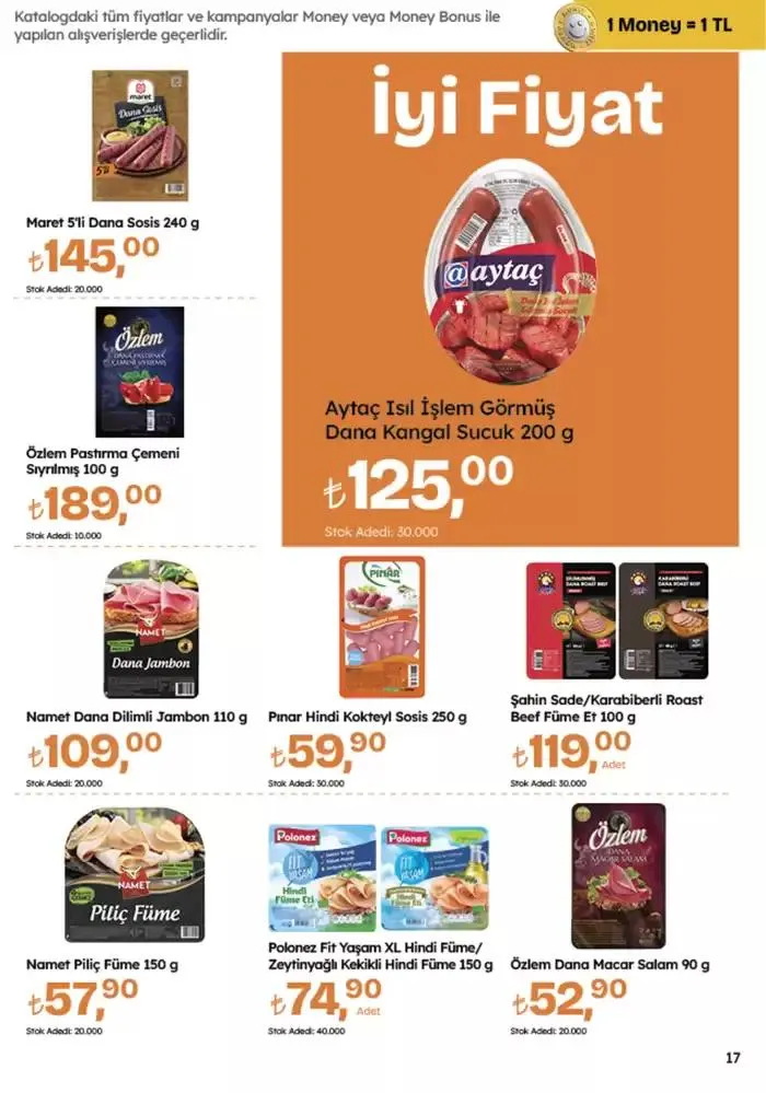 Katalog Migros katalog 25 Ekim - 8 Kasım 2024 - aktüel Sayfa 17