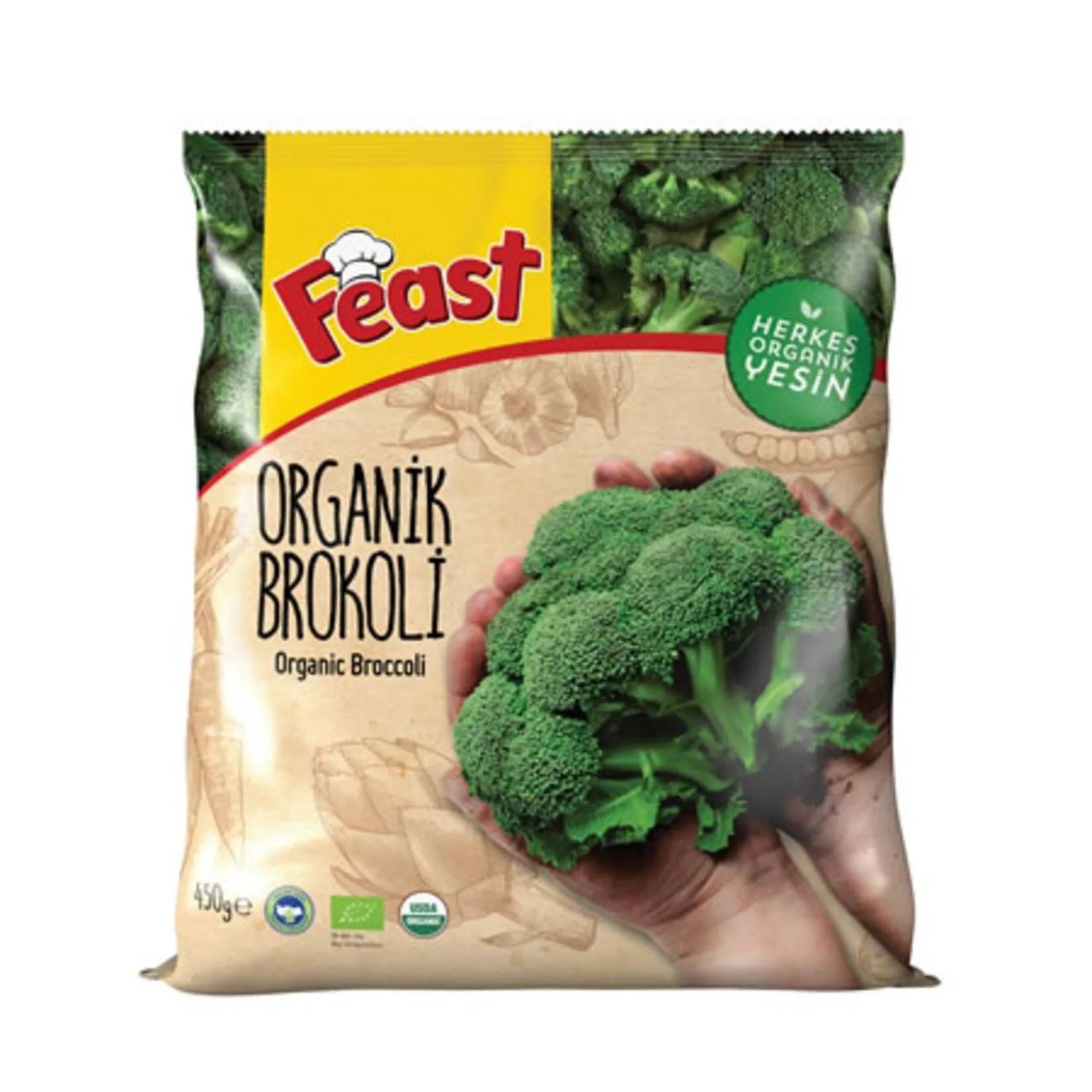 Feast Organik Brokoli 450 G