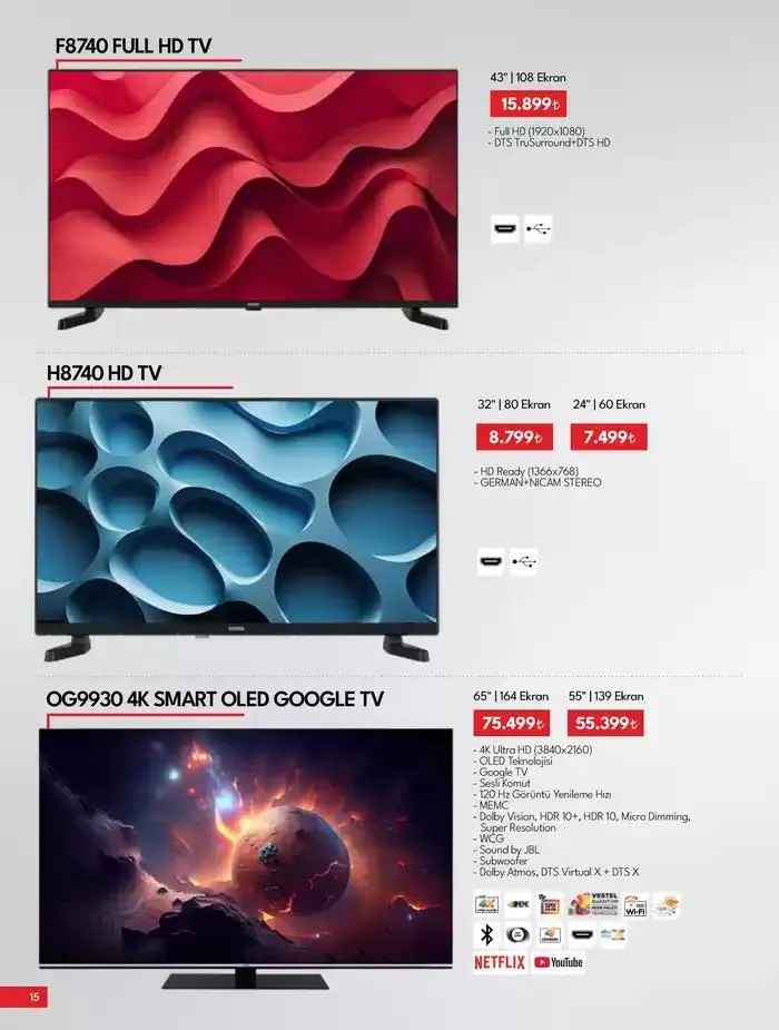 Katalog Tüketici Elektroniği 10 Ocak - 17 Ocak 2025 - aktüel Sayfa 15