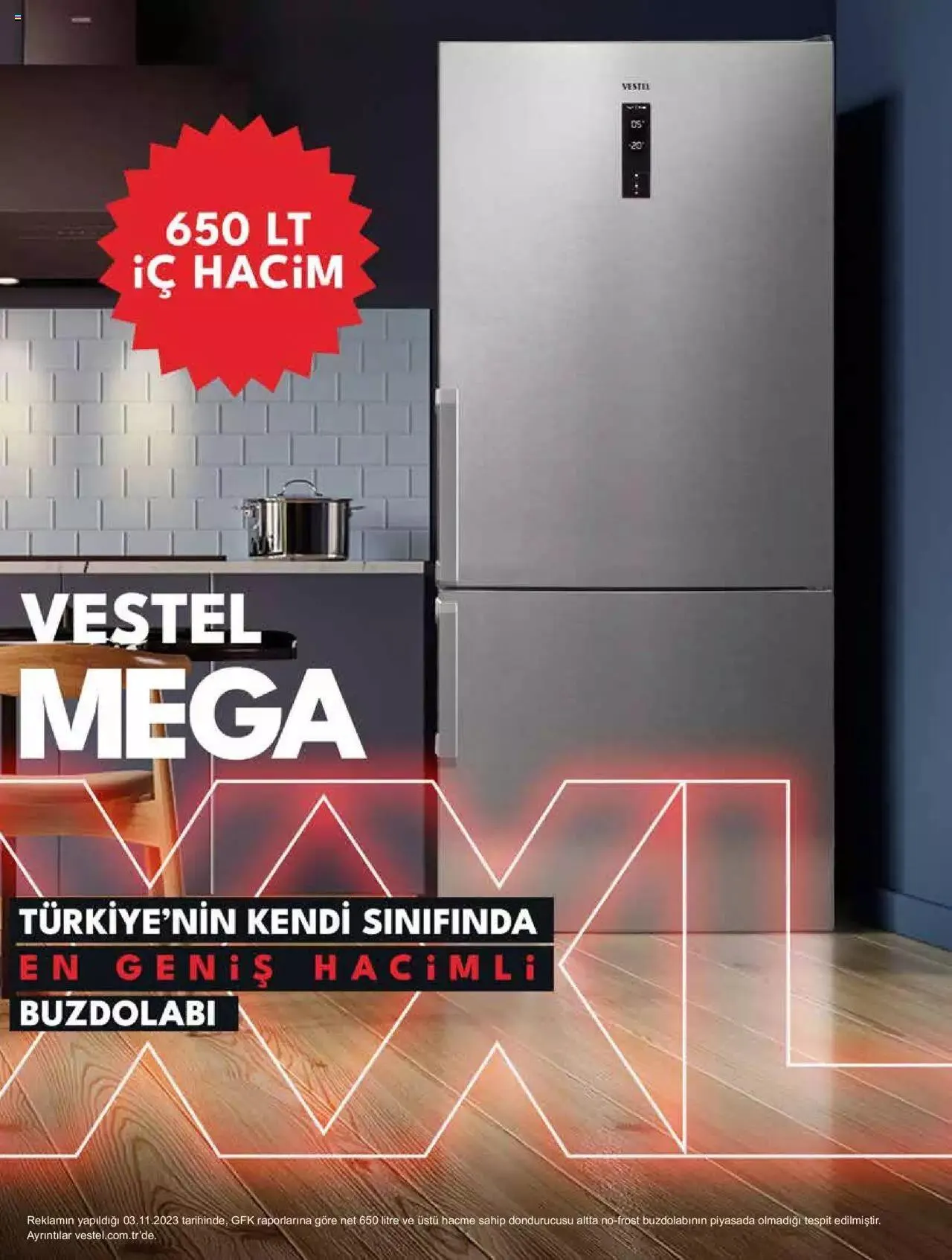 Katalog Vestel - Beyaz Eşya 1 Kasım - 15 Kasım 2023 - aktüel Sayfa 15