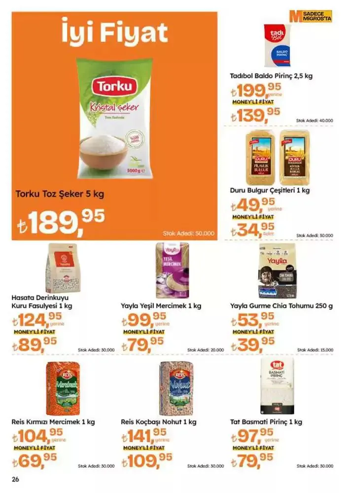 Katalog Migros katalog 9 Ocak - 22 Ocak 2025 - aktüel Sayfa 26