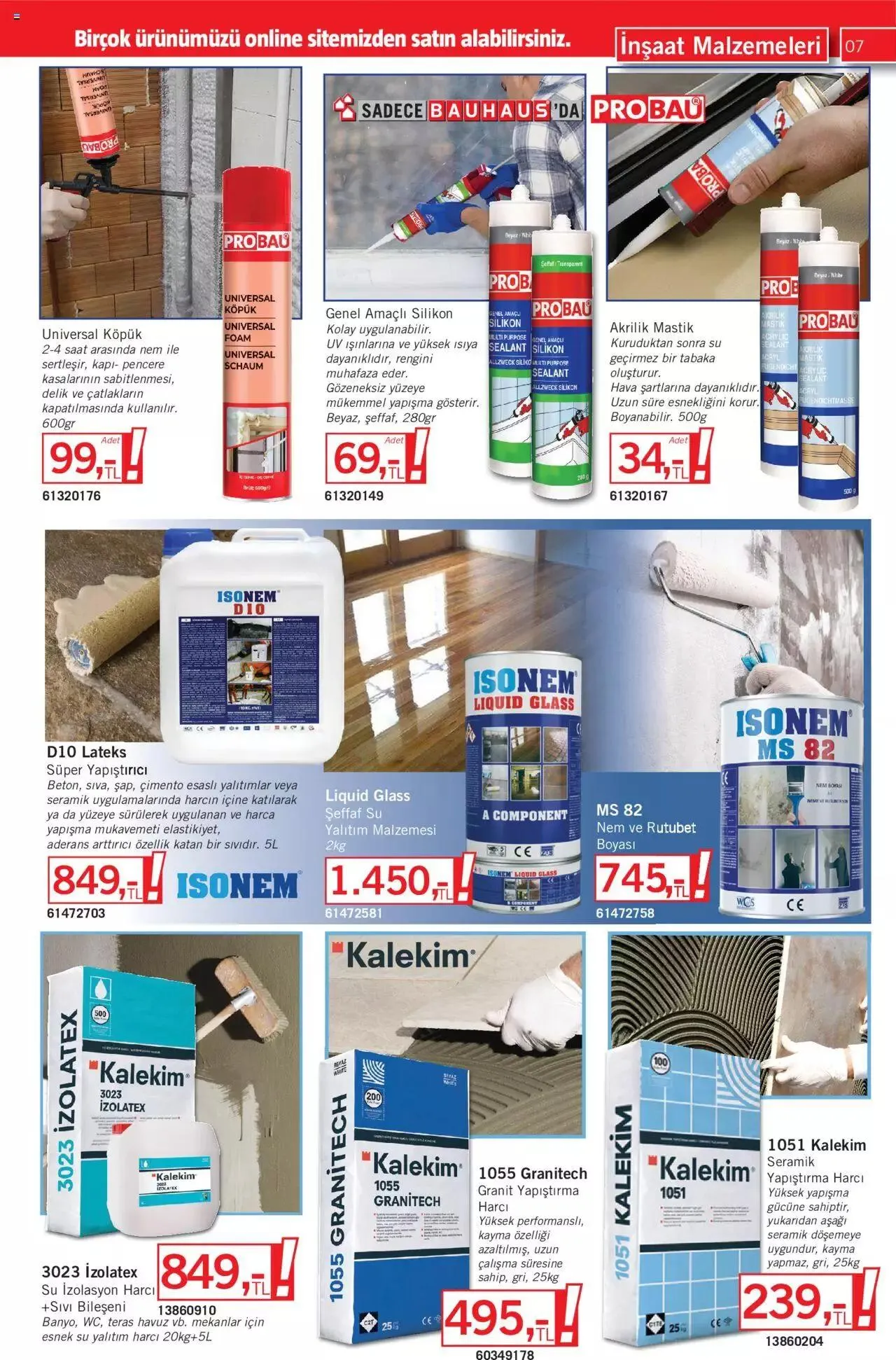 Katalog Bauhaus Katalog 29 Nisan - 31 Aralık 2024 - aktüel Sayfa 7