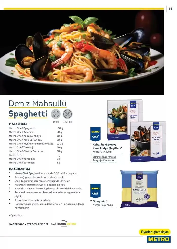 Katalog Metro Markalı Profesyonel Çözümler 7 Şubat - 31 Aralık 2025 - aktüel Sayfa 35
