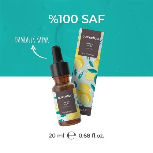 Cosmetica %100 Saf Limon Yağı 20 Ml