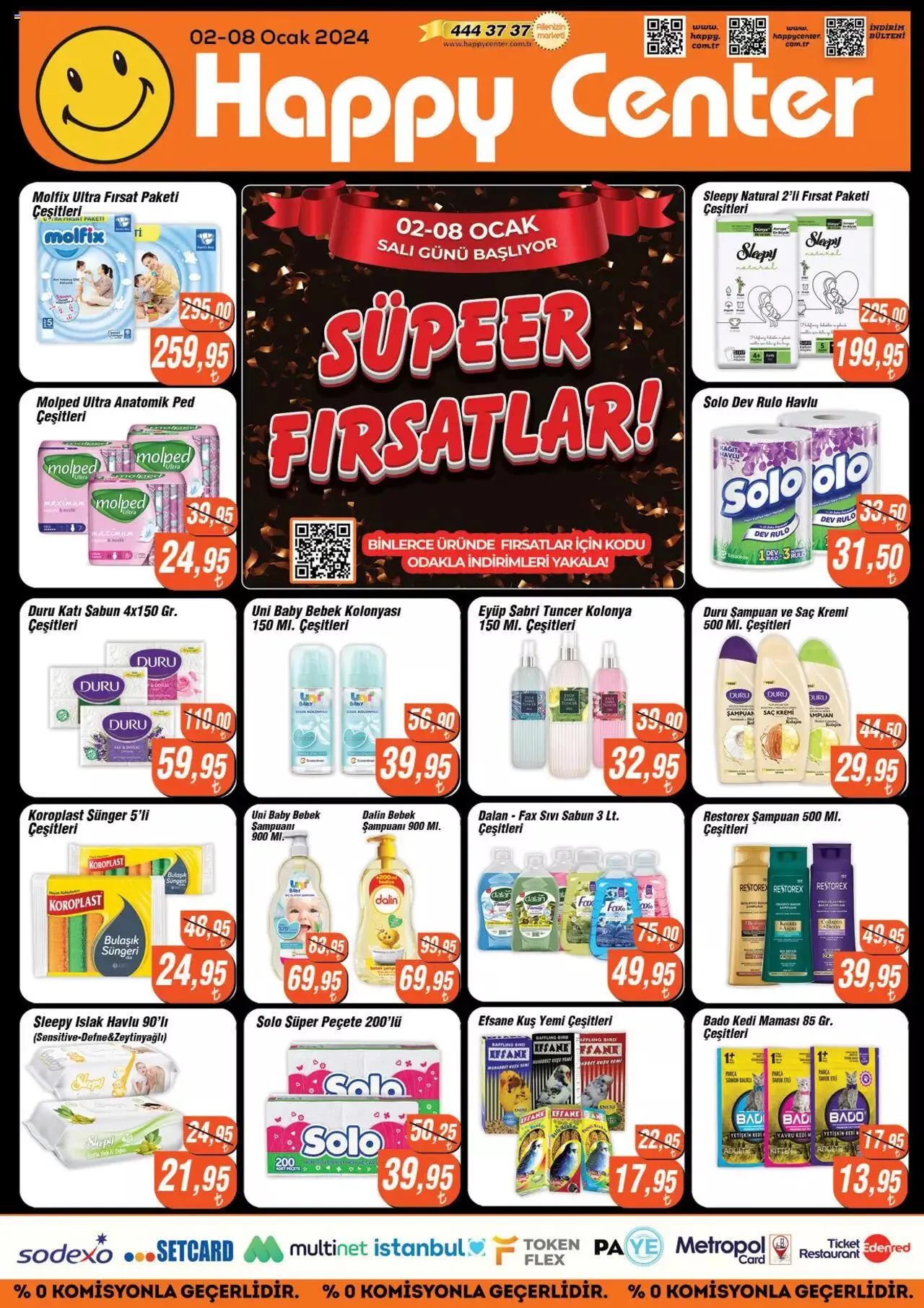 Katalog Happy Center - İndirim Bülteni 2 Ocak - 8 Ocak 2024 - aktüel Sayfa 1