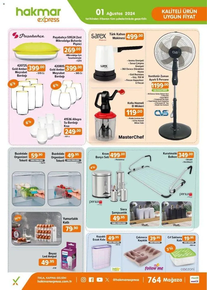 Katalog Katalog 6 Ağustos - 20 Ağustos 2024 - aktüel Sayfa 1