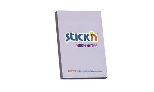 Hopax Not Kağıdı Stickn 76X51 Pastel Lila 100 Yp