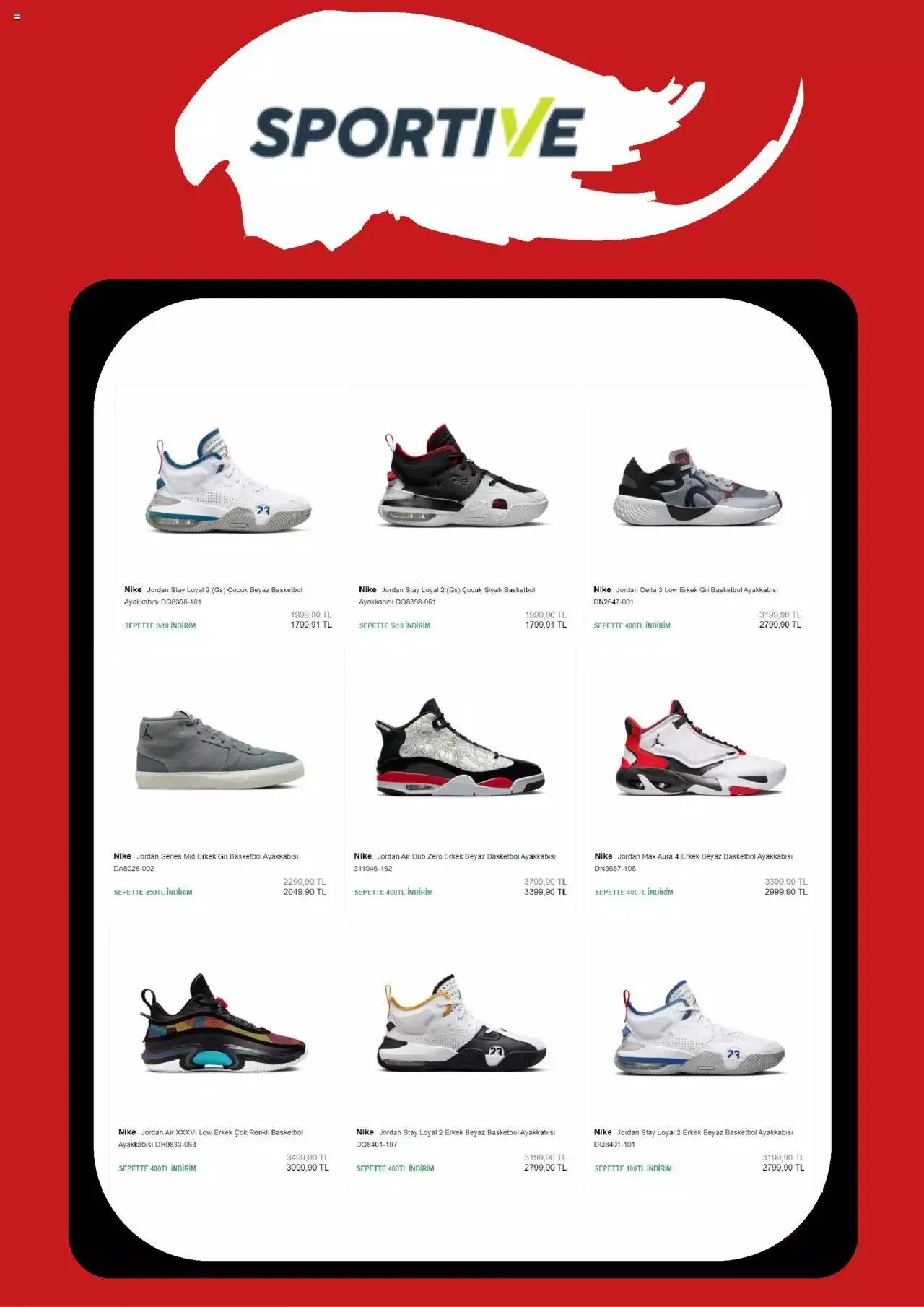 Katalog Sportive Katalog 9 Haziran - 31 Aralık 2023 - aktüel Sayfa 2