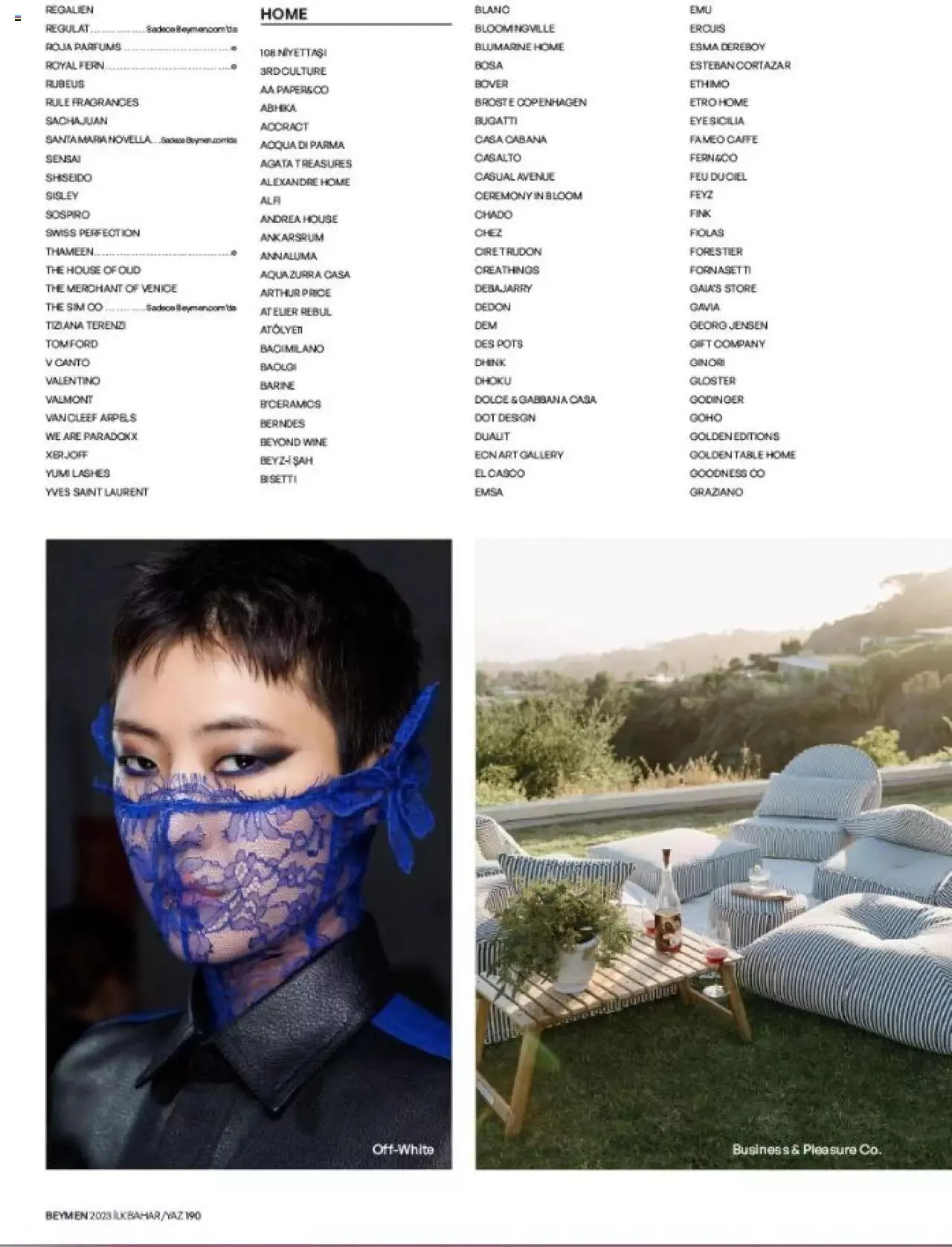 Katalog Beymen Katalog - Beymen Magazine Kadin 13 Mart - 31 Aralık 2023 - aktüel Sayfa 191