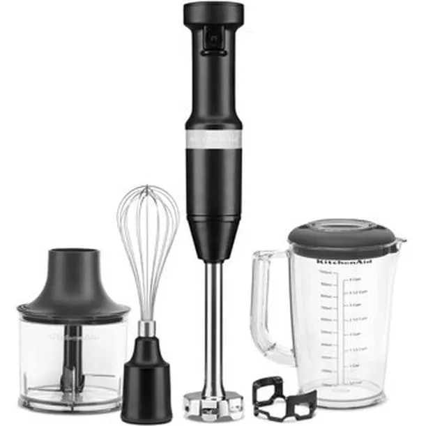 KitchenAid 5KHBV83 Aksesuarlı El Blenderı Black Matte