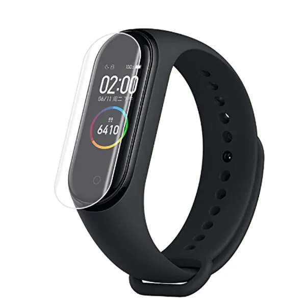 Mitu Smart Band 4 Ön Darbe Emici Nano Cam Ekran Koruyucu 4 Adet