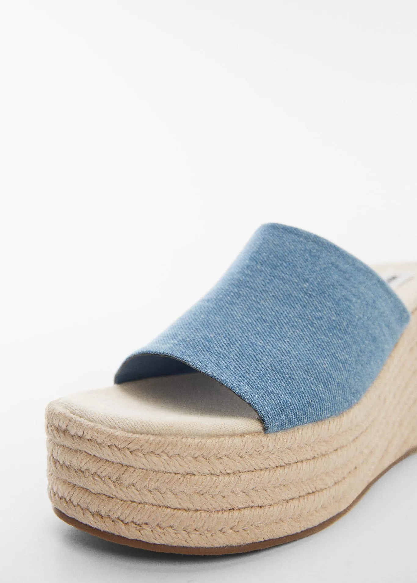 Esparto platform sandalet