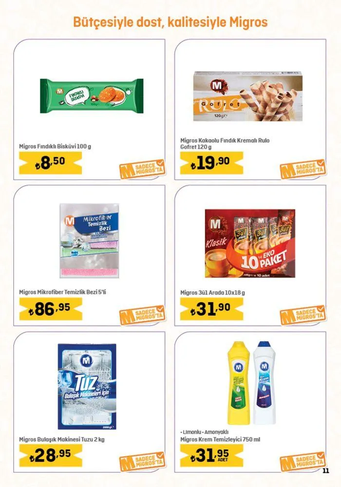 Katalog Migros katalog 27 Haziran - 11 Temmuz 2024 - aktüel Sayfa 11