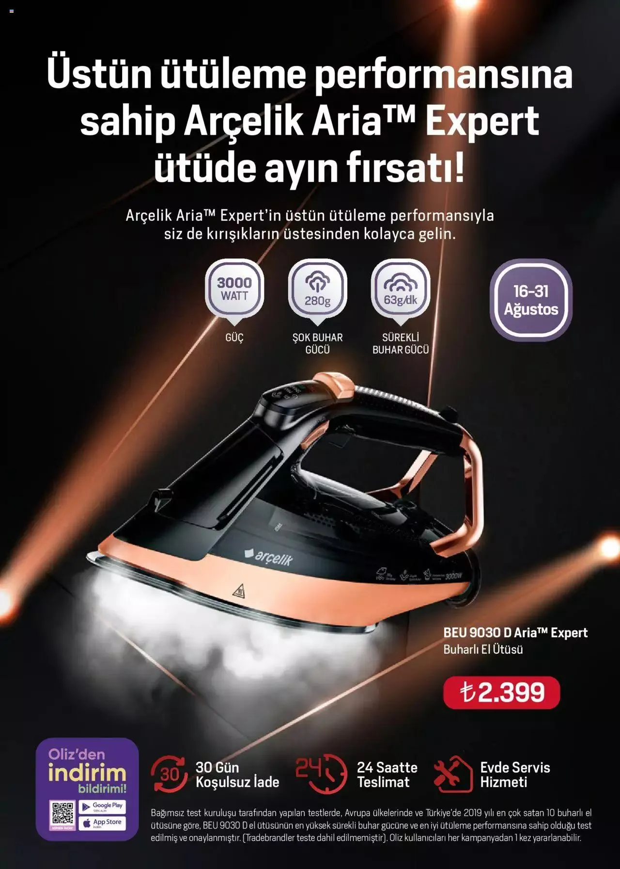 Katalog Arçelik Katalog 16 Ağustos - 31 Ağustos 2023 - aktüel Sayfa 76