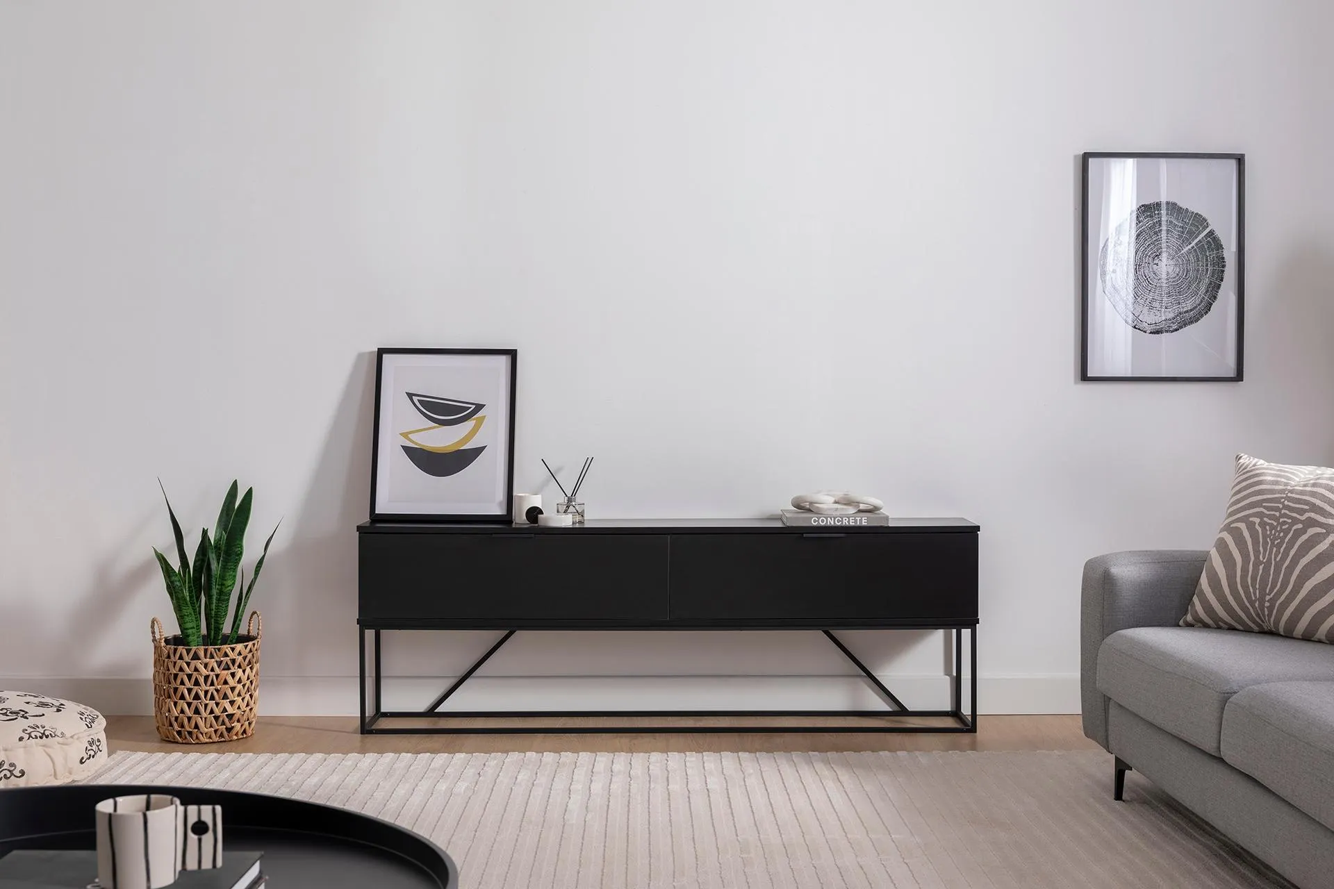 MİLVAKİ BLACK TV ÜNİTESİ (CX3-269)