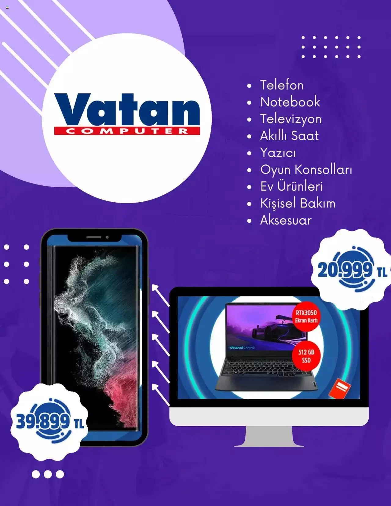 Katalog Vatan Bilgisayar Indirim 6 Eylül - 31 Aralık 2023 - aktüel Sayfa 1
