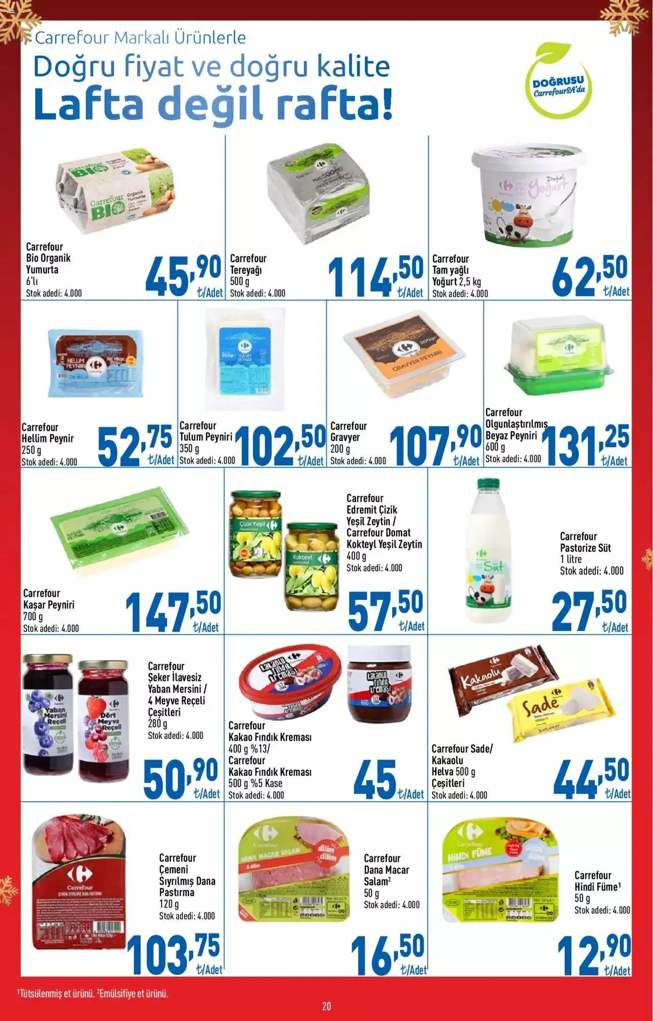 Katalog CarrefourSA Katalog 25 Aralık - 2 Ocak 2024 - aktüel Sayfa 20