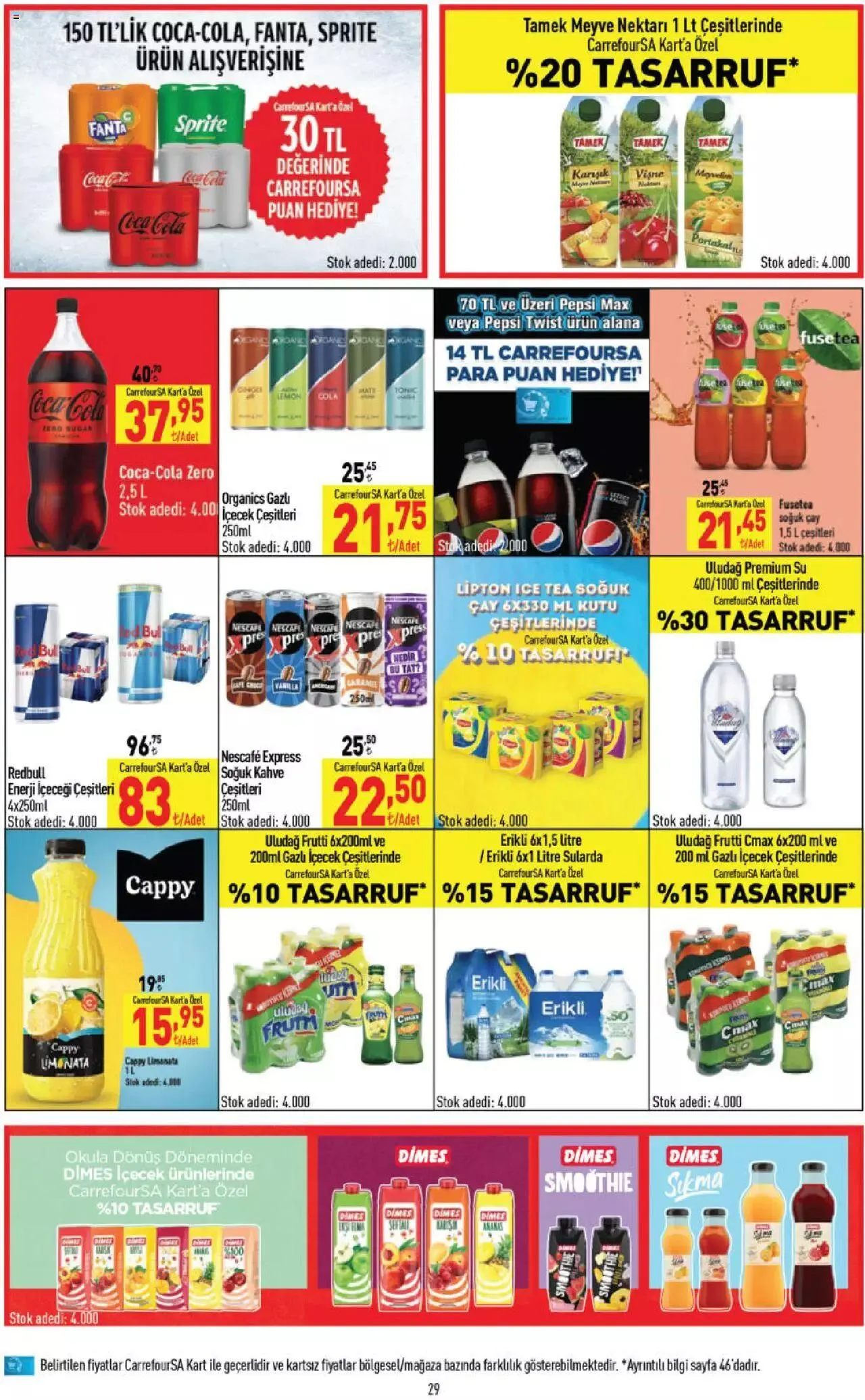 Katalog CarrefourSA Katalog 14 Eylül - 20 Eylül 2023 - aktüel Sayfa 29