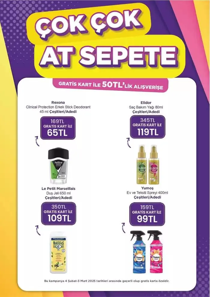 Katalog Şubat 2025: Yeni İndirim Kataloğu 2 Şubat - 28 Şubat 2025 - aktüel Sayfa 51