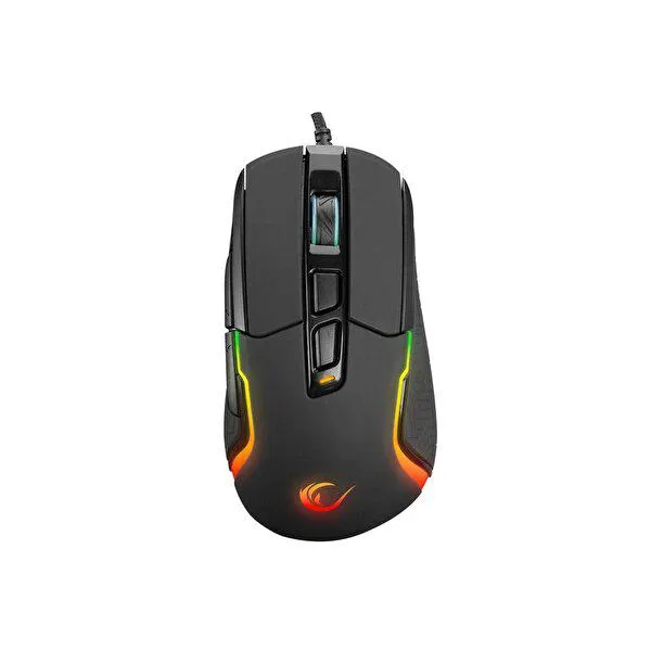 SMX-R68 Falcon-X USB 800-6400 DPI RGB Ledli Siyah Gaming Oyuncu Mouse