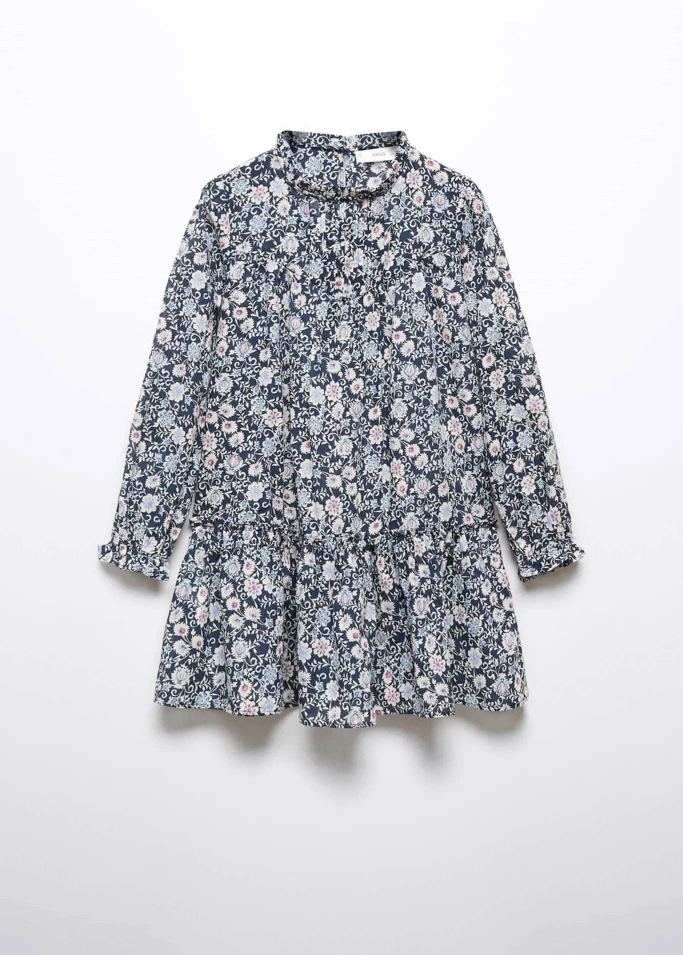 Desenli pamuklu elbise