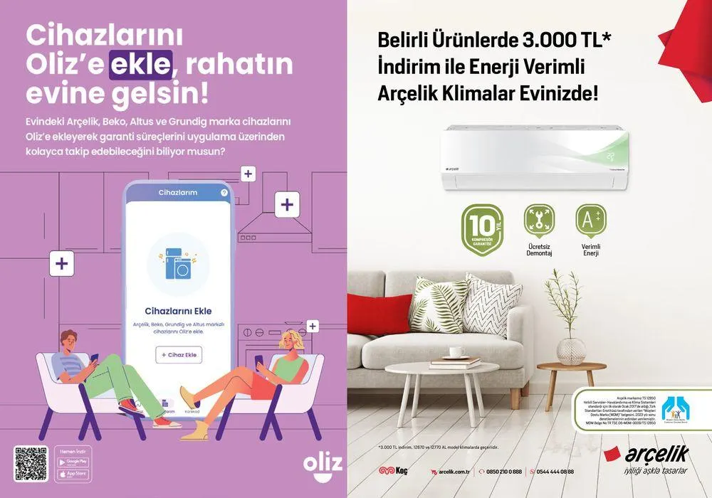 Katalog Arçelik İklimlendirme Kataloğu 1 Haziran - 15 Haziran 2024 - aktüel Sayfa 9