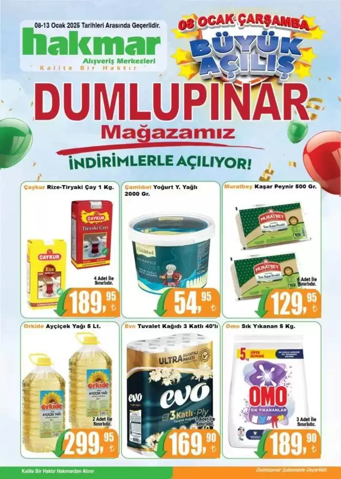 Katalog Hakmar katalog 7 Ocak - 14 Ocak 2025 - aktüel Sayfa 1
