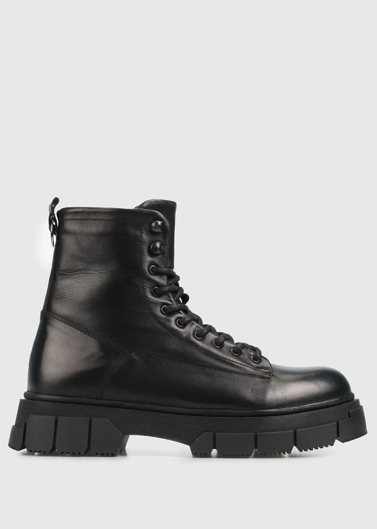 Provoq Siyah Deri Erkek Bot