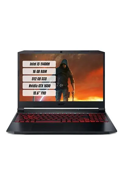Nitro 5 AN515-57 NH.QEKEY.006-16 Intel Core i5-11400H 15.6" 16 GB RAM 512 GB SSD GTX1650 FHD FreeDOS Notebook